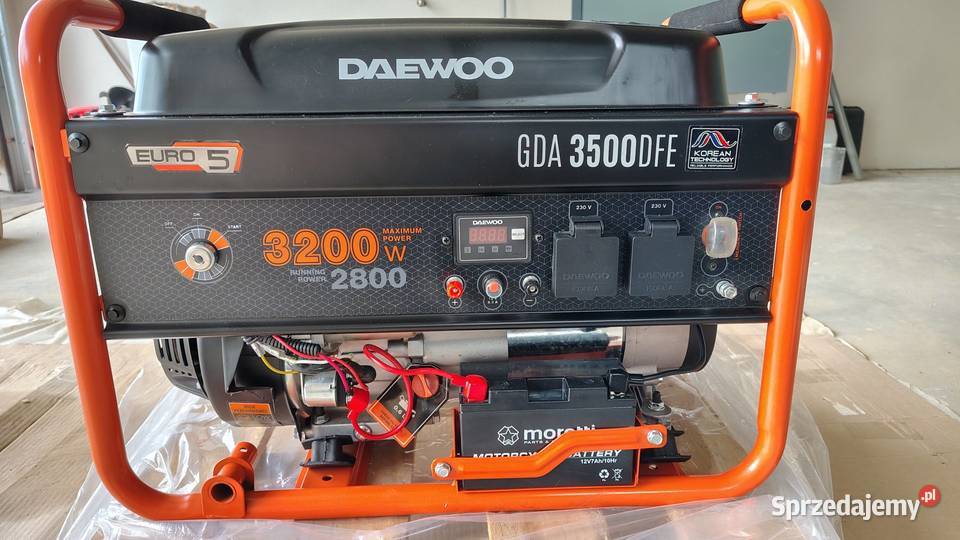 Agregat prądotwórczy Daewoo GDA 3500DFE Jelenia Góra