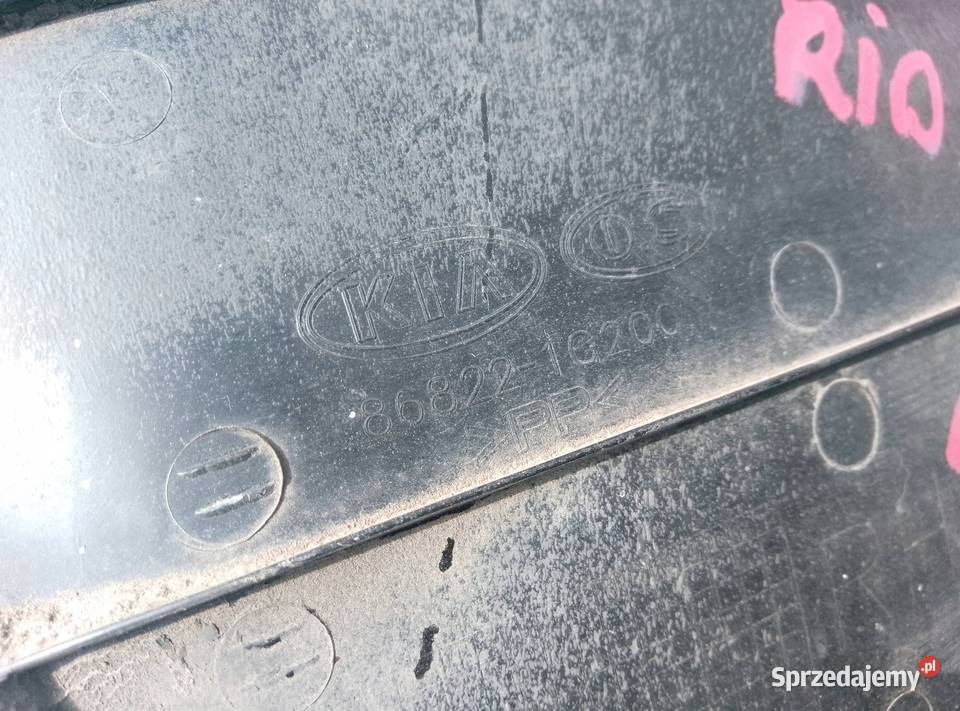 KIA Rio 2008 Prawa strona Nadkole tylne Nadkola Barłogi