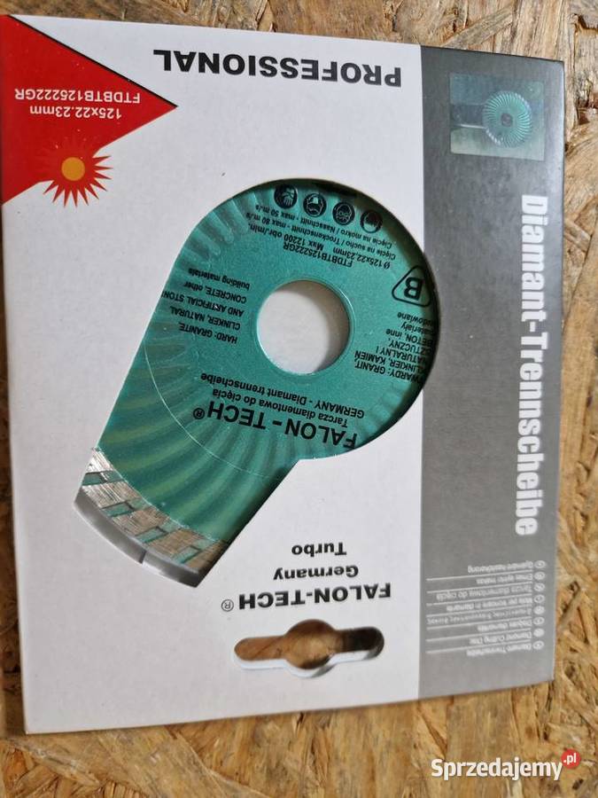 TARCZA DIAMENTOWA TURBO KAMIEŃ KLINKIER 125222mm Głogowa