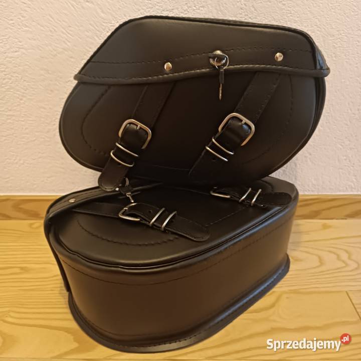 Sakwy Boczne Skóra Naturalna Zamki Chopper sprzedam