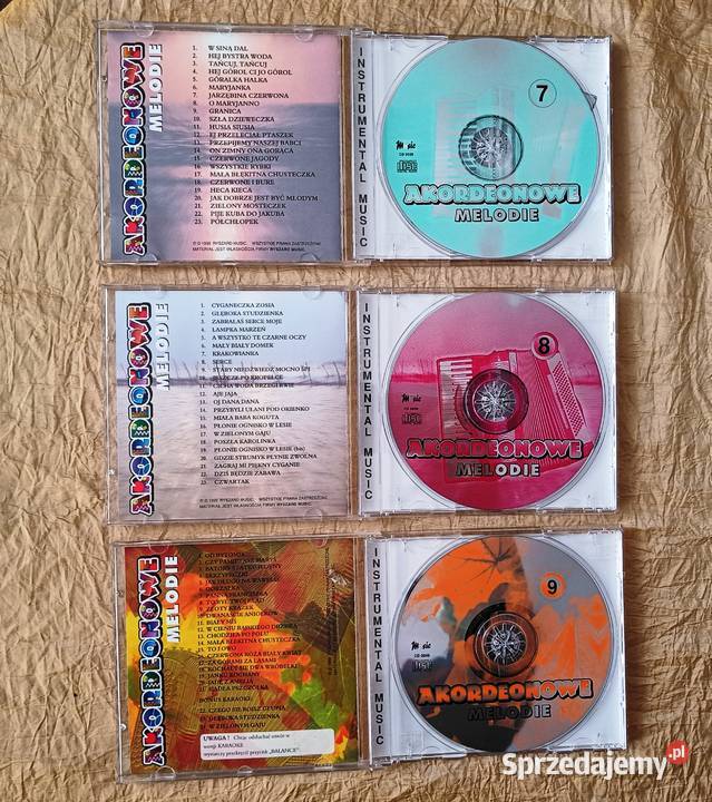 Polska Muzyka akordeonowa 3 płyty cd całość