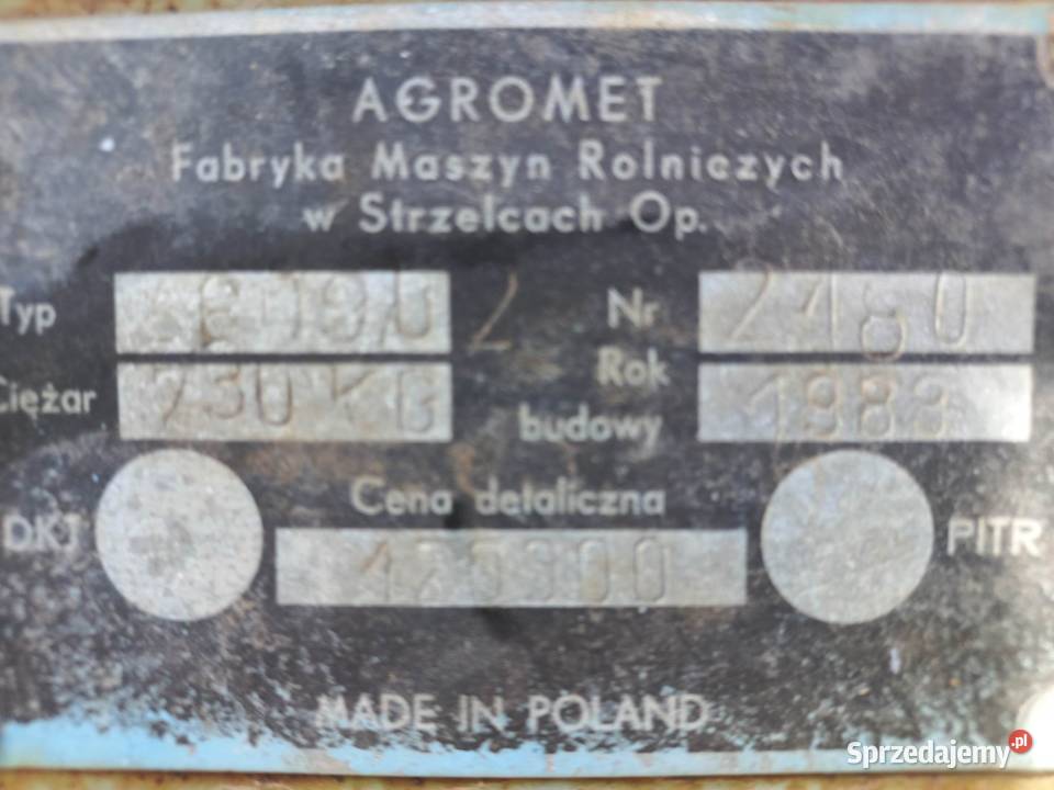 Kopaczka do ziemniaków Włodawa sprzedam