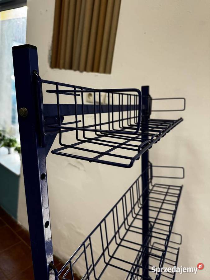 Stojak ekspozytor 6 półek stelaże do sklepu na