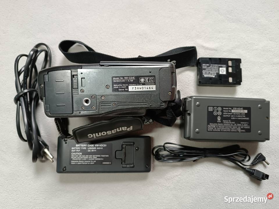 Kamera Panasonic model NVSC1E z torbą