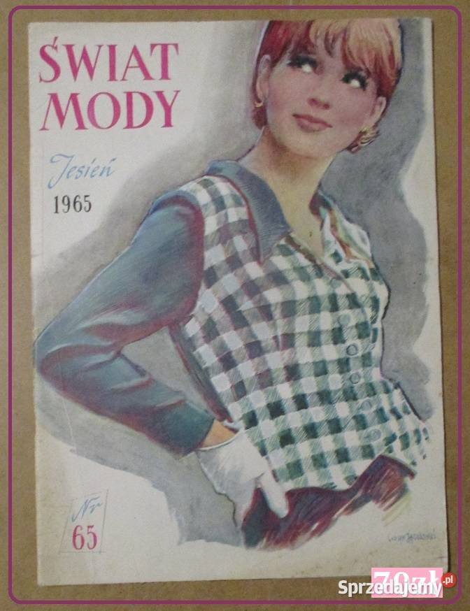 Katalog modowy Świat Mody Jesień 1965moda Łódź