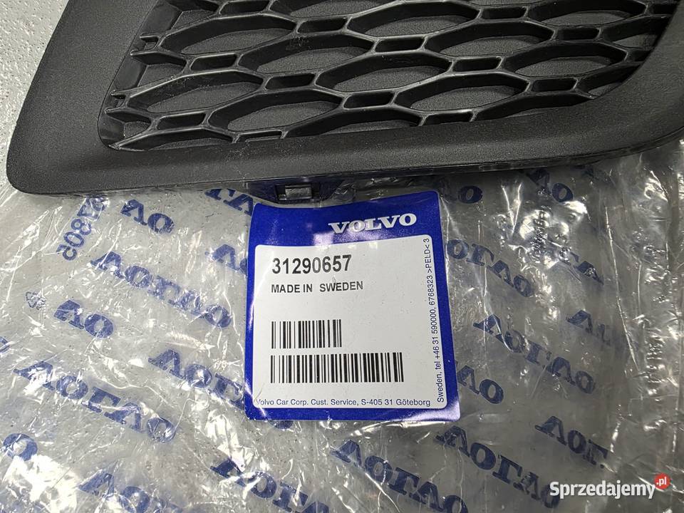 Kratka zaślepka lewa Volvo XC60 zderzaka przód Motoryzacja Warszawa
