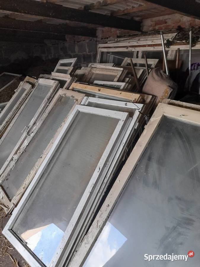 Okna drewniane różne rozmiary duża ilość Jabłonowo Pomorskie sprzedam