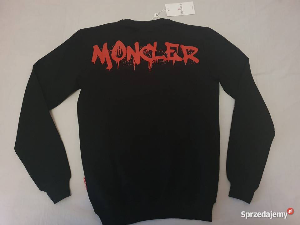 NOWA męska bluza Moncler bluzka klasyk czarna M