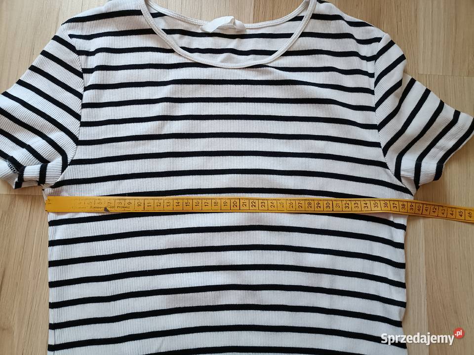 Tshirt w prążki HM Topy i koszulki Odzież damska łódzkie Łódź