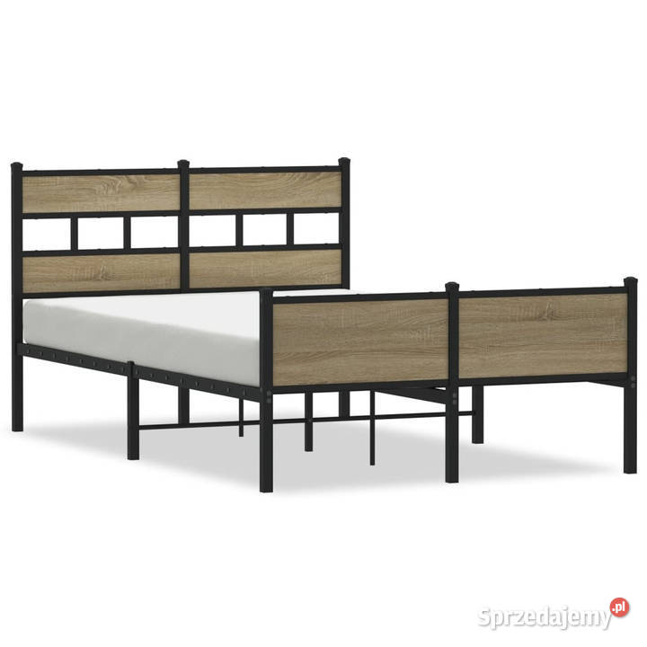 Łóżko bez materaca dąb sonoma 120x200 WM4017288 sprzedam