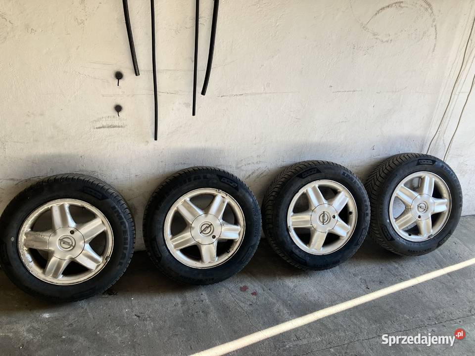Koła alufelgi Opel 15 5x110 opony całoroczne Kętrzyn