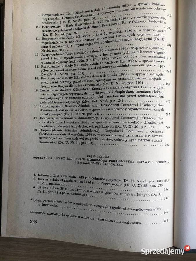 Ustawa o ochronie i kształtowaniu środowiska Łęczyca