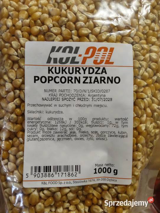 Urządzenie maszyna do robienia popcornu Epiq Bytów sprzedam