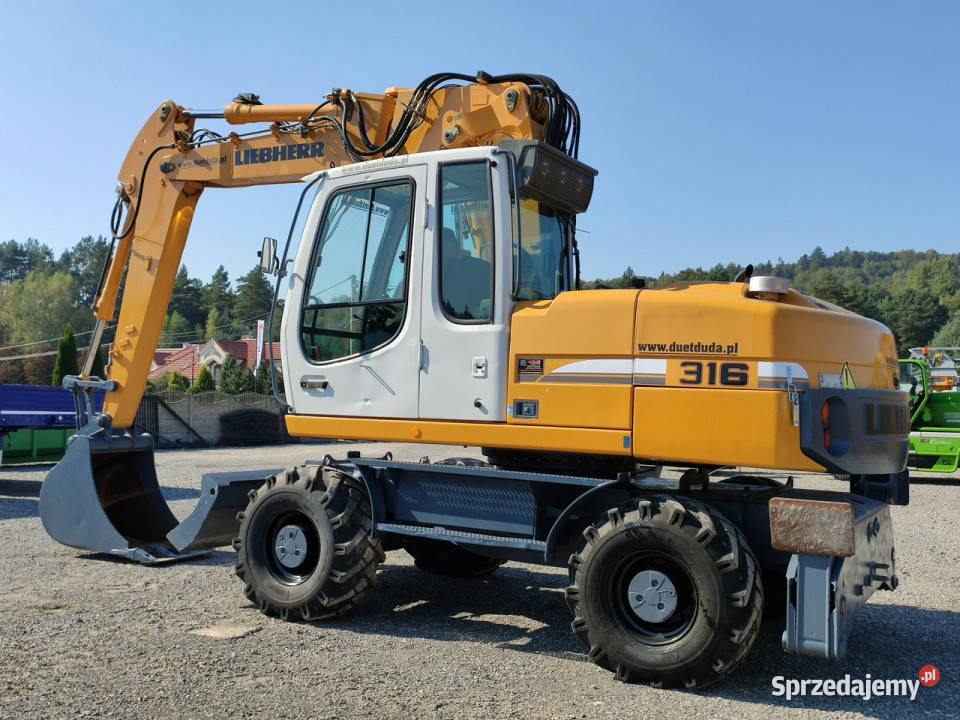 kołowa Liebherr A316 Zadbana w Pełni Sprawna Widełki