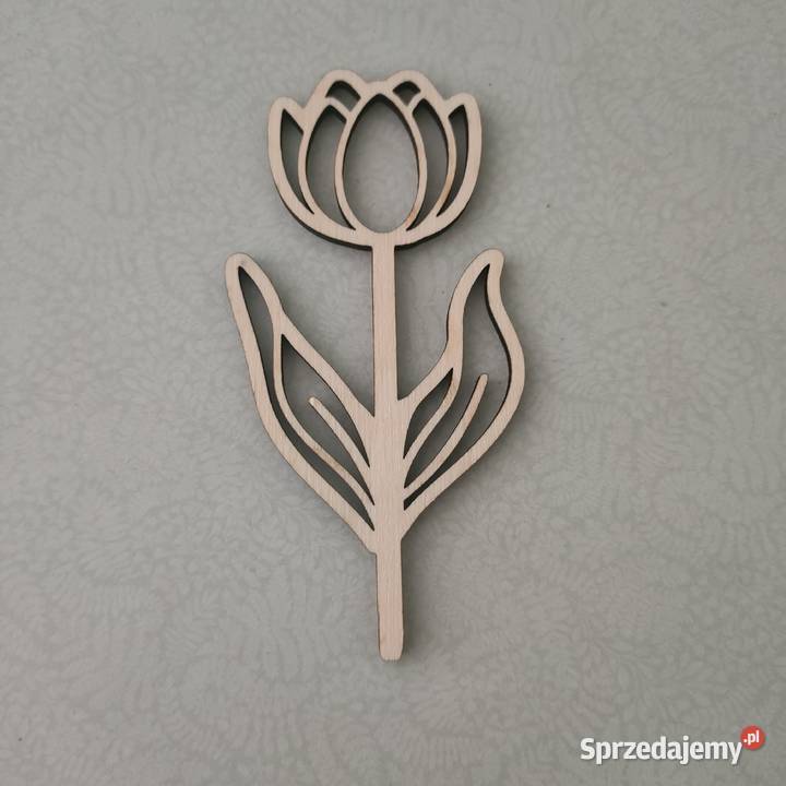 Kwiat sklejka drewno decoupage scrapbooking Tczew sprzedam