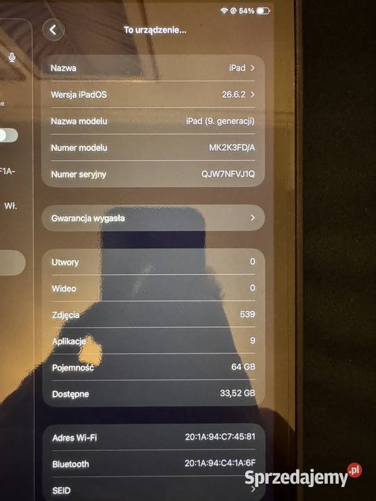 iPad 9gen 2021r Warszawa