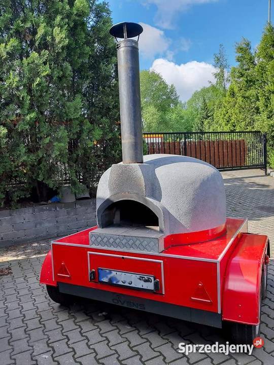Mobilny piec opalany drewnem do wypieku pizzy sprzedam