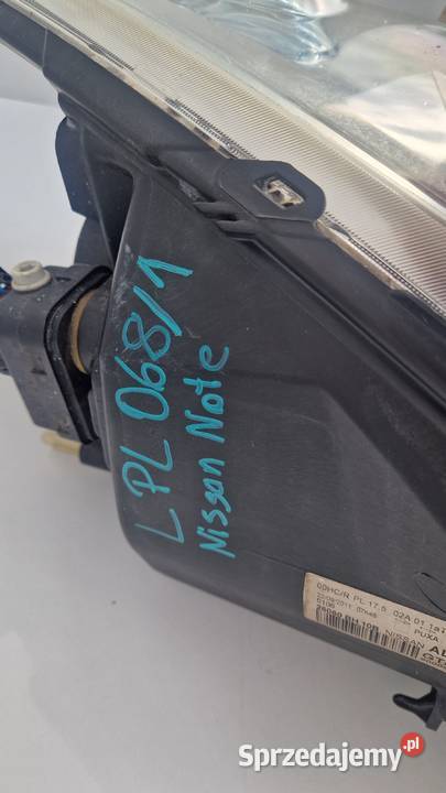 NISSAN NOTE LAMPA PRZÓD PRZEDNIA LEWA EUROPA Lampy przednie Słowikowo