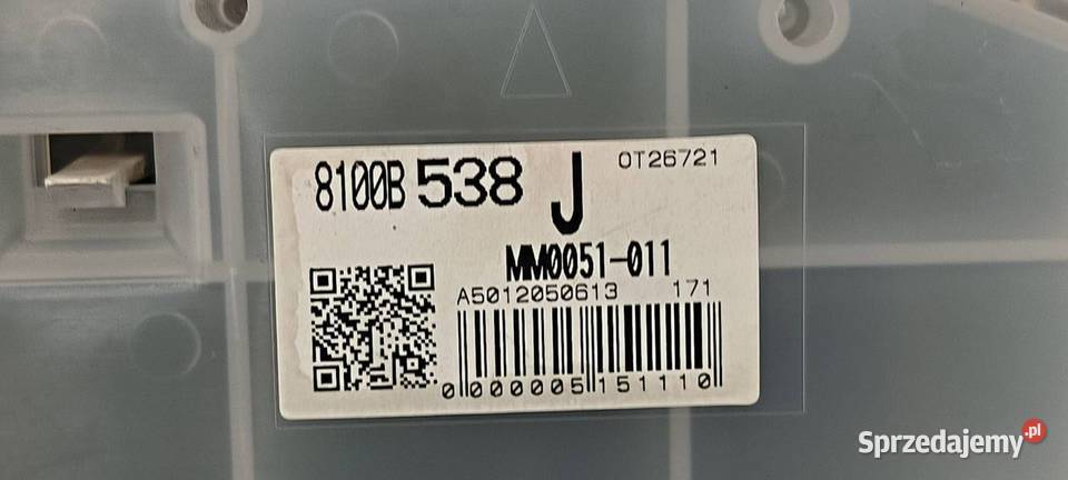 LICZNIK ZEGAR MITSHUBISHI COLT 8100B538J Lipno sprzedam