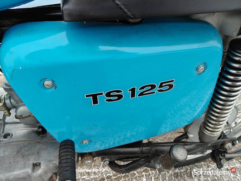 MZ ts 125 motocykl MZ wsk wfm Rok produkcji 1983 Nowe Skalmierzyce