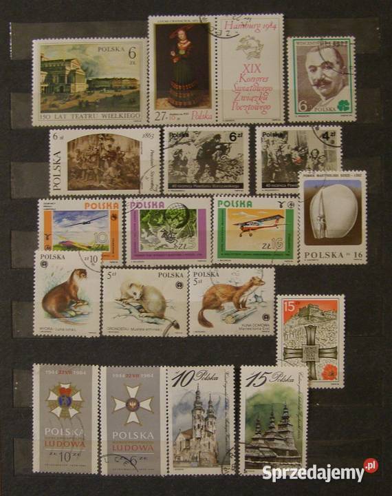 Znaczki pocztowe Polska zestaw 212luzaki Łódź sprzedam