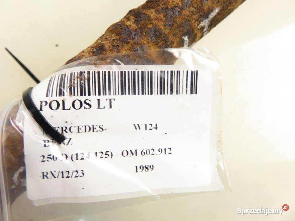 PÓŁOŚ LEWA TYLNA MERCEDES W124 250 D Układ napędowy sprzedam