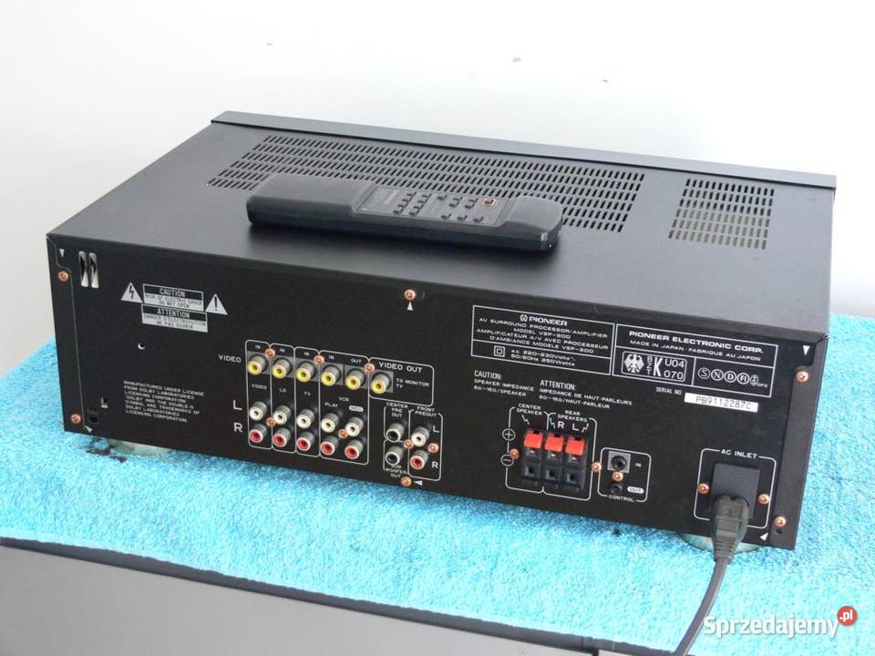 Wzmacniacz Pioneer VSP200 mocny 250 wat WYSYŁKA Jasło sprzedam