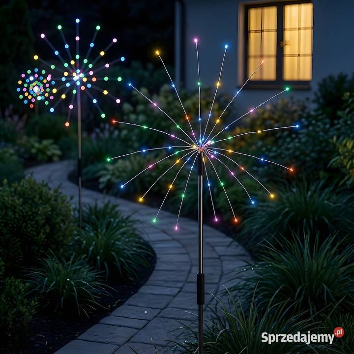 Lampka Solarna Dragon Zestaw RGB IP44 sprzedam