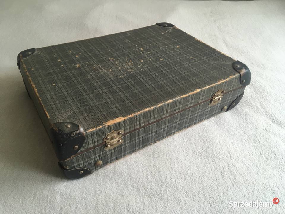PRL stara walizka mała zachodniopomorskie Kołobrzeg