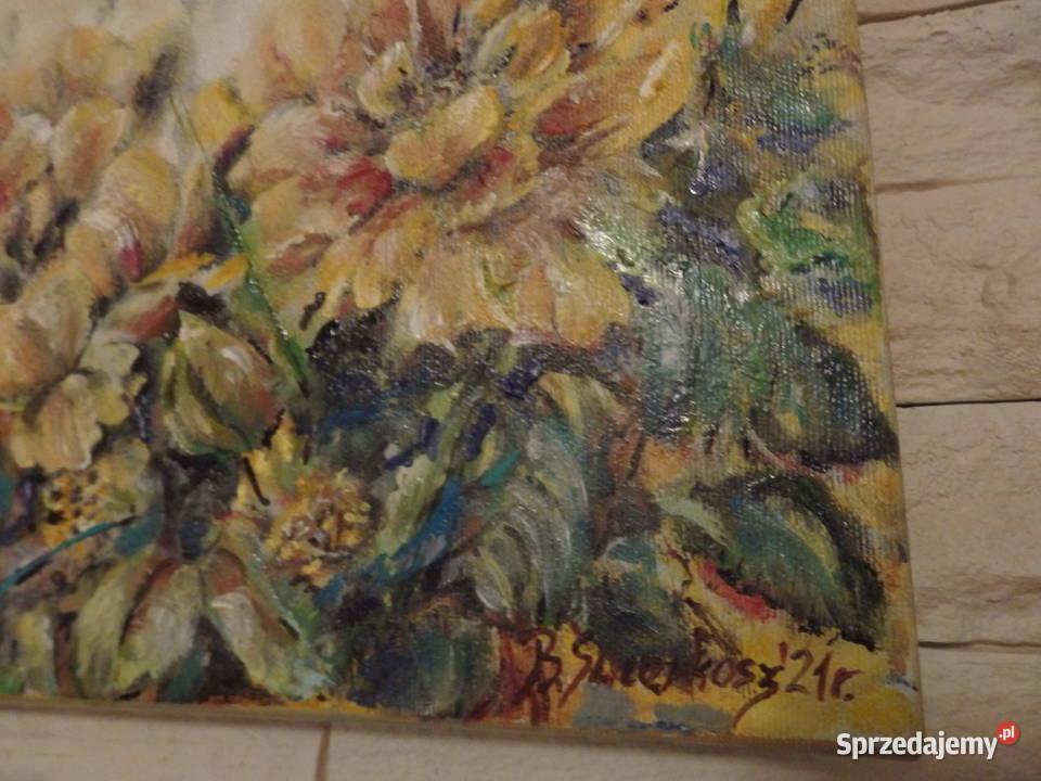 Obraz olejny DWIE MYŚLI Malarstwo Rabka-Zdrój