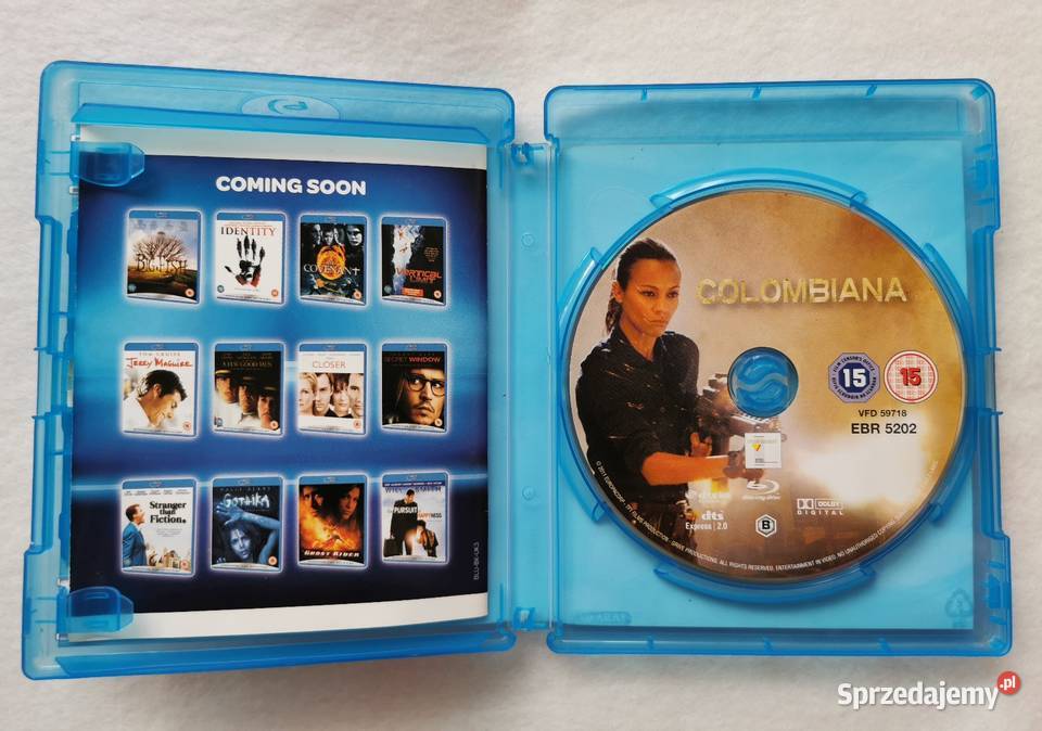 Colombiana Bluray En 2011 Zoe Saldana Wytrzyszczki