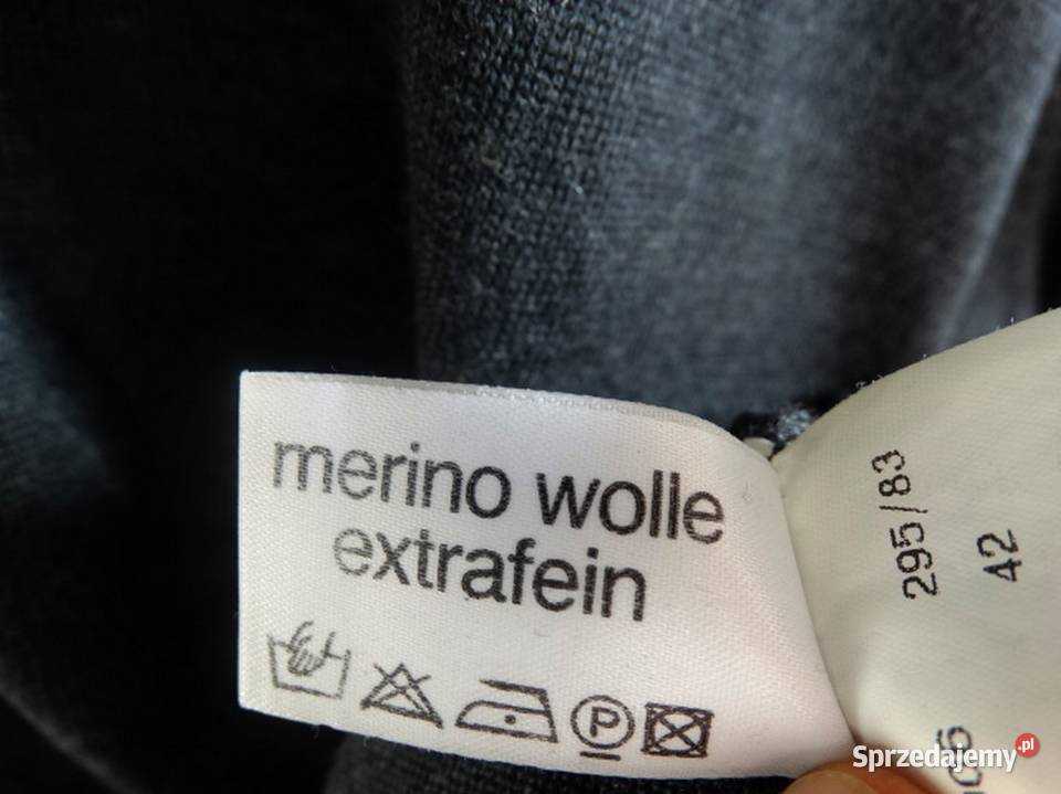Sweter z Golfem Wełniany 100 Wełna Merino Fine podlaskie Łomża sprzedam