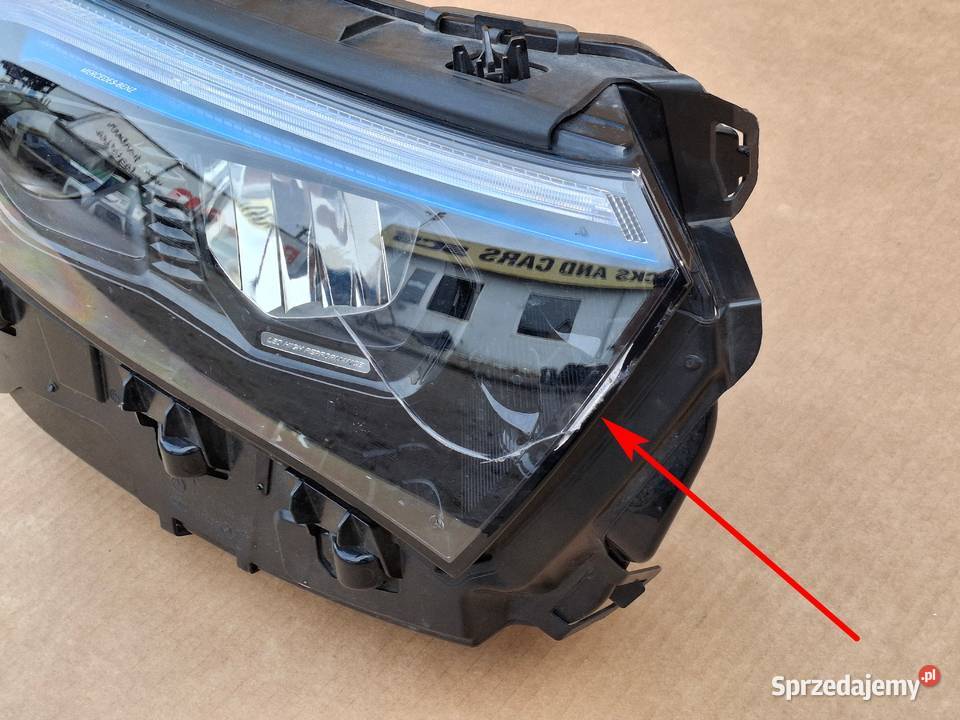 MERCEDES EQA EQB W243 REFLEKTOR PRAWY FULL LED Części samochodowe Bieleń