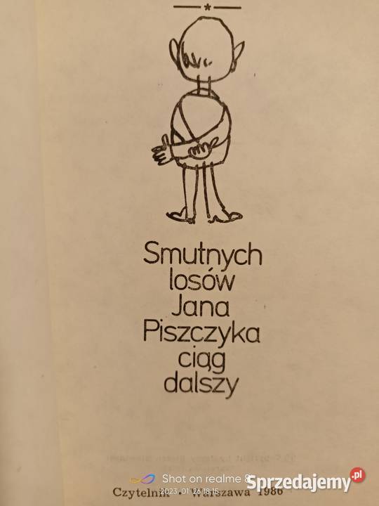 Smutnych losów Jana Piszczka ciąg dalszy książki Warszawa