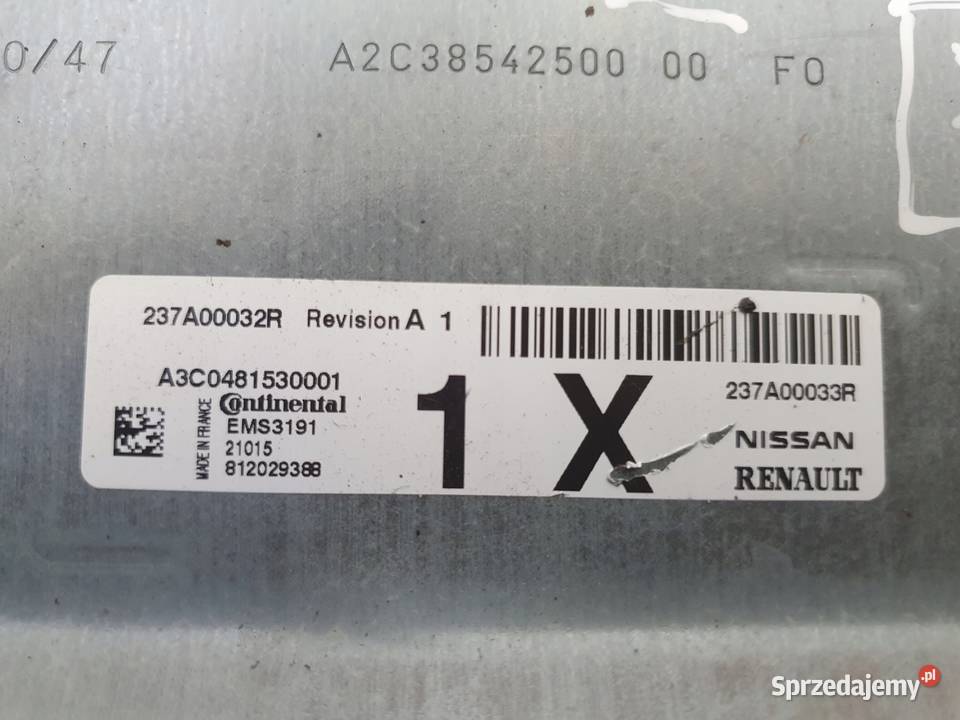 Renault Megane IV 16 STEROWNIK SILNIKA komputer Rudka