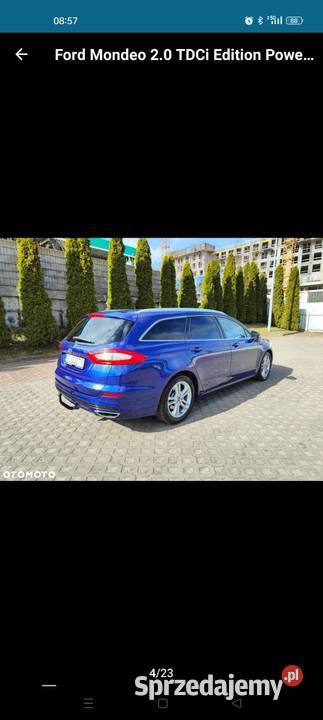 Ford Mondeo nieuszkodzony Gdańsk