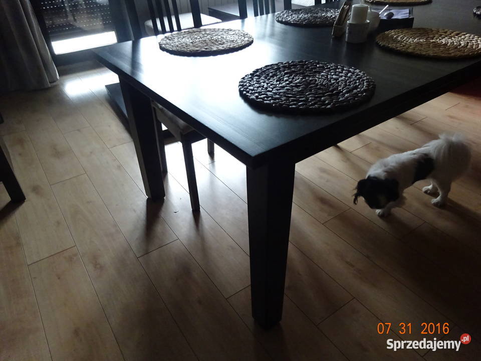 duży stół z litego drewna IKEA rozkładany 105cm Czechowice-Dziedzice