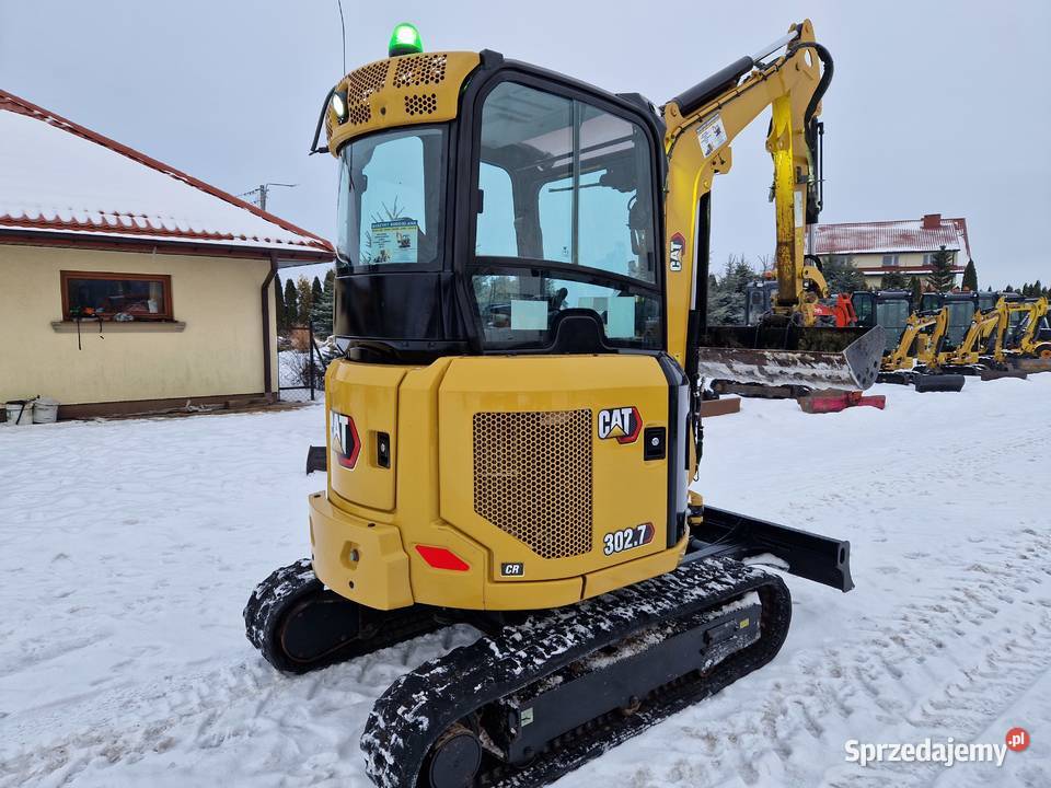 Minikoparka CAT 3027 CR 2021r nowy model 2000mtg Ryżki sprzedam