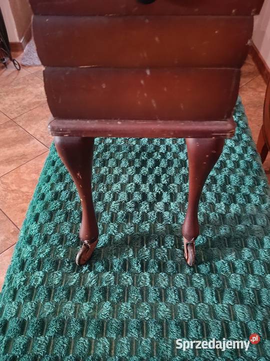 Trzy poziomowy drewniany niciak na kółkach Lipno sprzedam