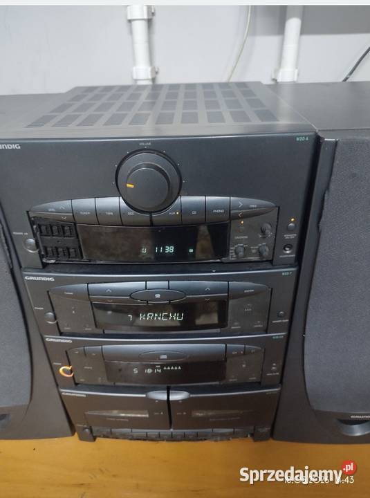 Kultowa Wieża Grundig Fine Arts M30 Segmenty CD Odtwarzacze CD i MD Kudowa-Zdrój