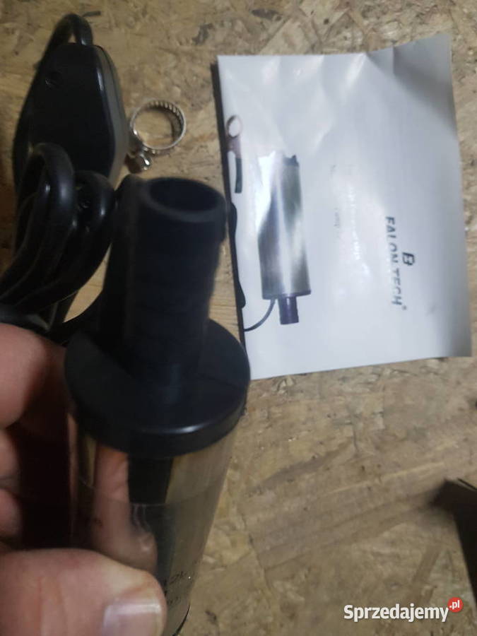 Pompka pompa do paliwa oleju ropy wody 12V 37mm wielkopolskie Głogowa