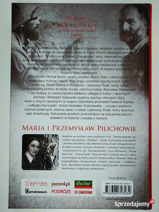 Wielcy polscy podróżnicy którzy odkrywali świat twarda Warszawa sprzedam