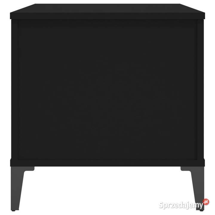 Stolik kawowy czarny 90x445x45 materiał Warszawa