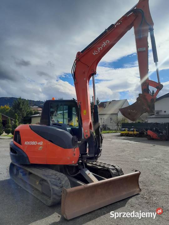 Minikoparka koparka gąsienicowa Kubota KX080