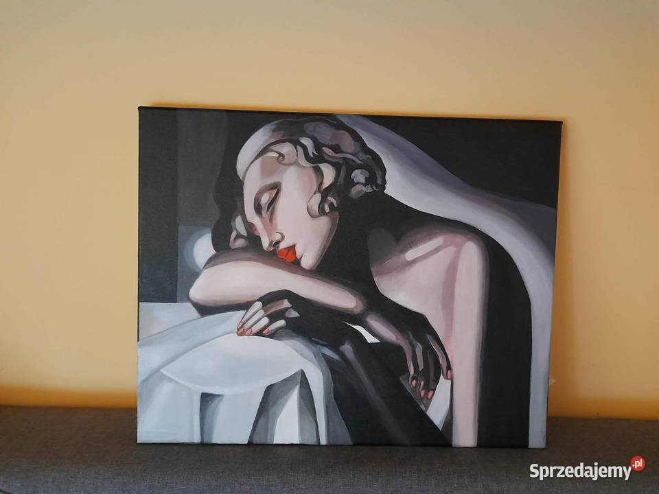 Sprzedam obraz malowany ręcznie Tamara Łempicka Łódź