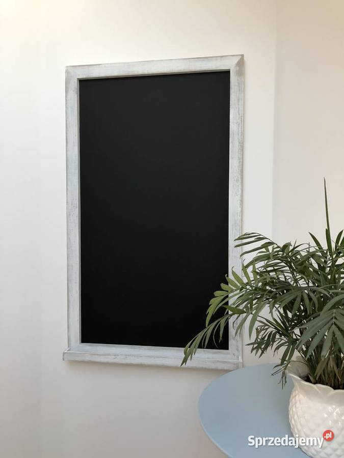 Tablica magnetycznokredowa shabby chic drewniana Brzuśnik