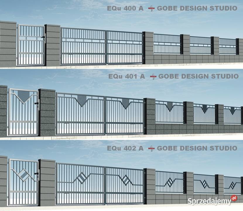 Ogrodzenia na bloczki systemowe i słupki stalowe Nieborowice
