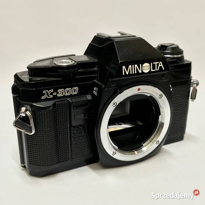 MINOLTA X300 Aparat LUSTRZANKA Teleobiektyw Elektronika