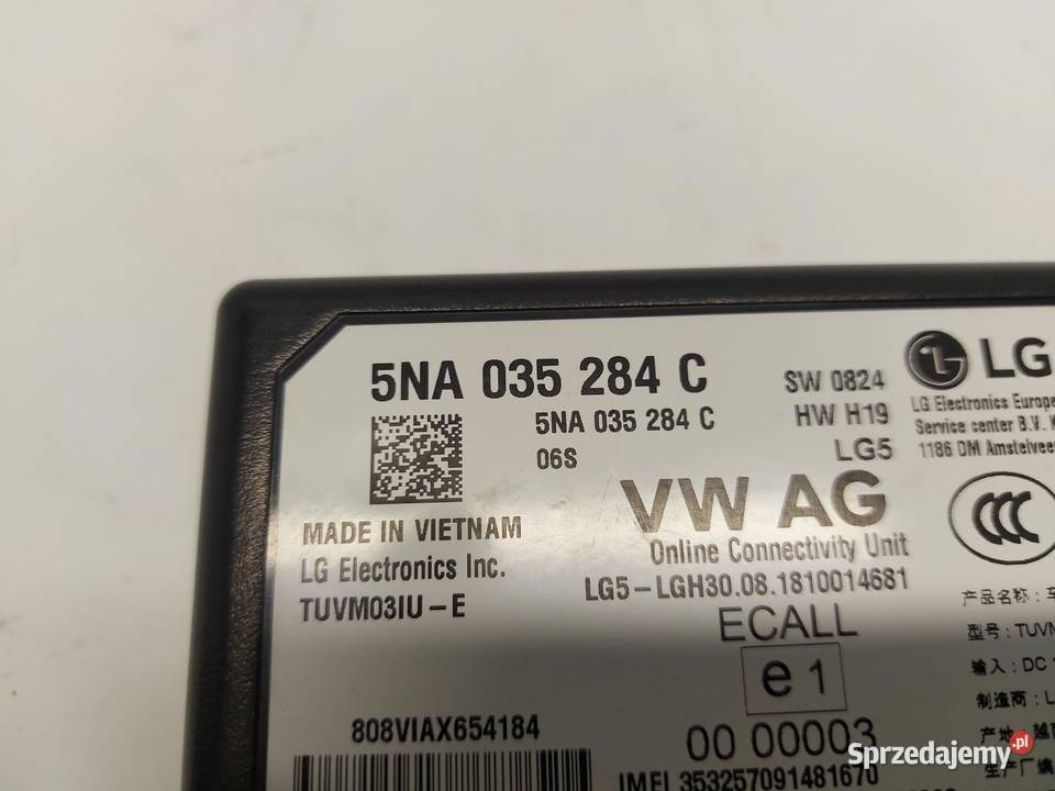 VW Arteon 3G8 2018r MODUŁ STEROWNIK ONLINE Komputery