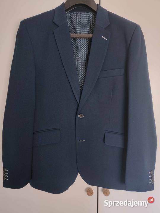 Nowy garnitur męski Spodnie rozmiar 54 marynarka Kędzierzyn-Koźle